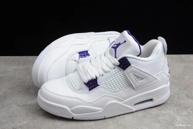 Jordan CT8527-115 Metallic Retro Air 4 Purple 0814